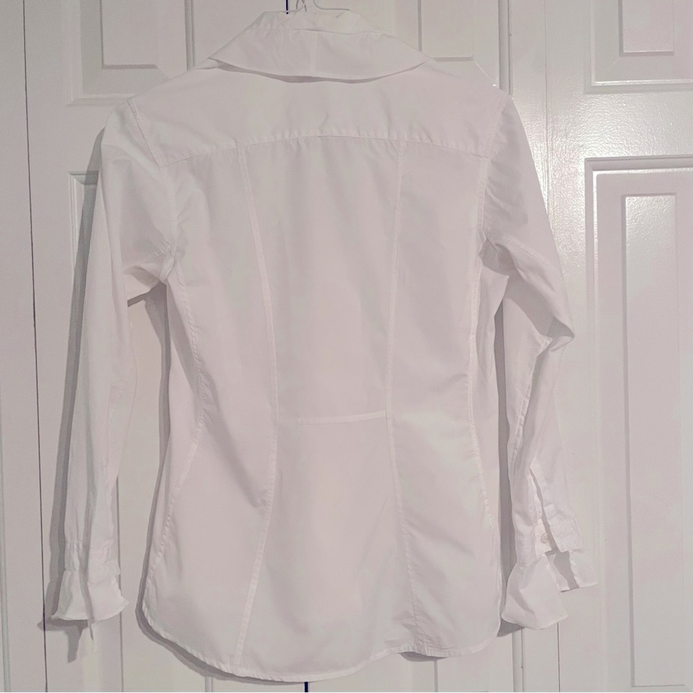Jill McGowan Elegant Ruffle Blouse Luxury Look - Picture 4 of 4